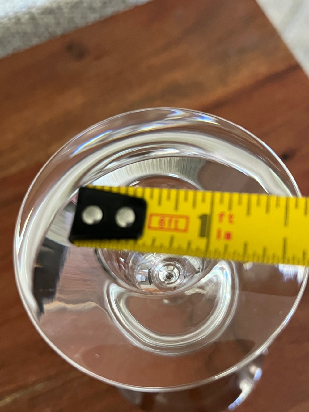 Baccarat Clear Crystal Candle Holder - Picture 8 of 10